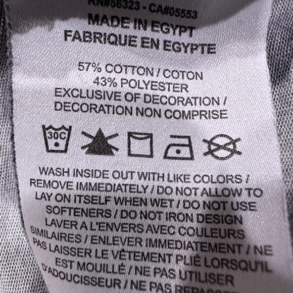 Nike Dri-FIT Tank Top Shirt Women Large Gray The Nike Tee Oversize STAIN - Picture 8 of 9